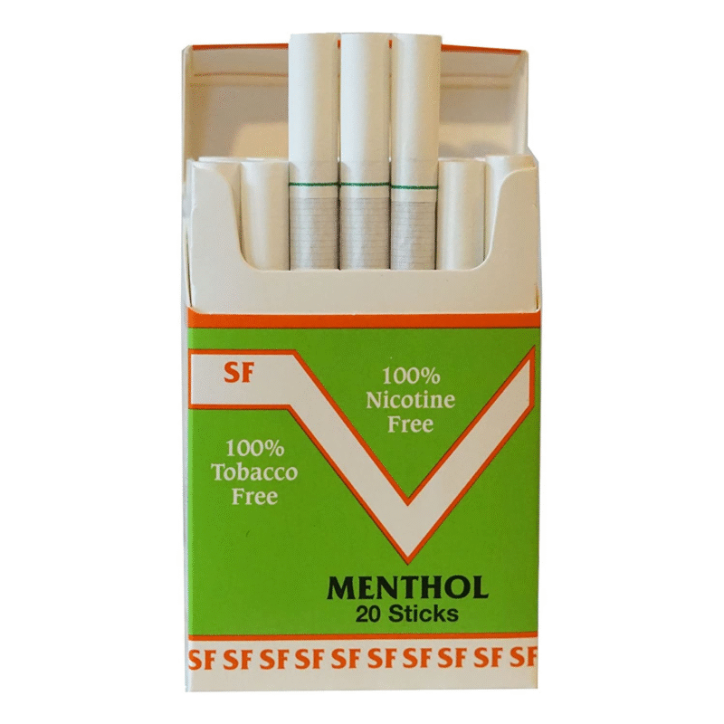 Nicotine Free Cigarettes Menthol Pack