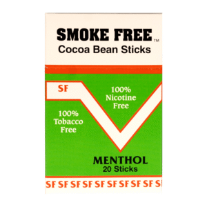 Box of nicotine free cigarettes