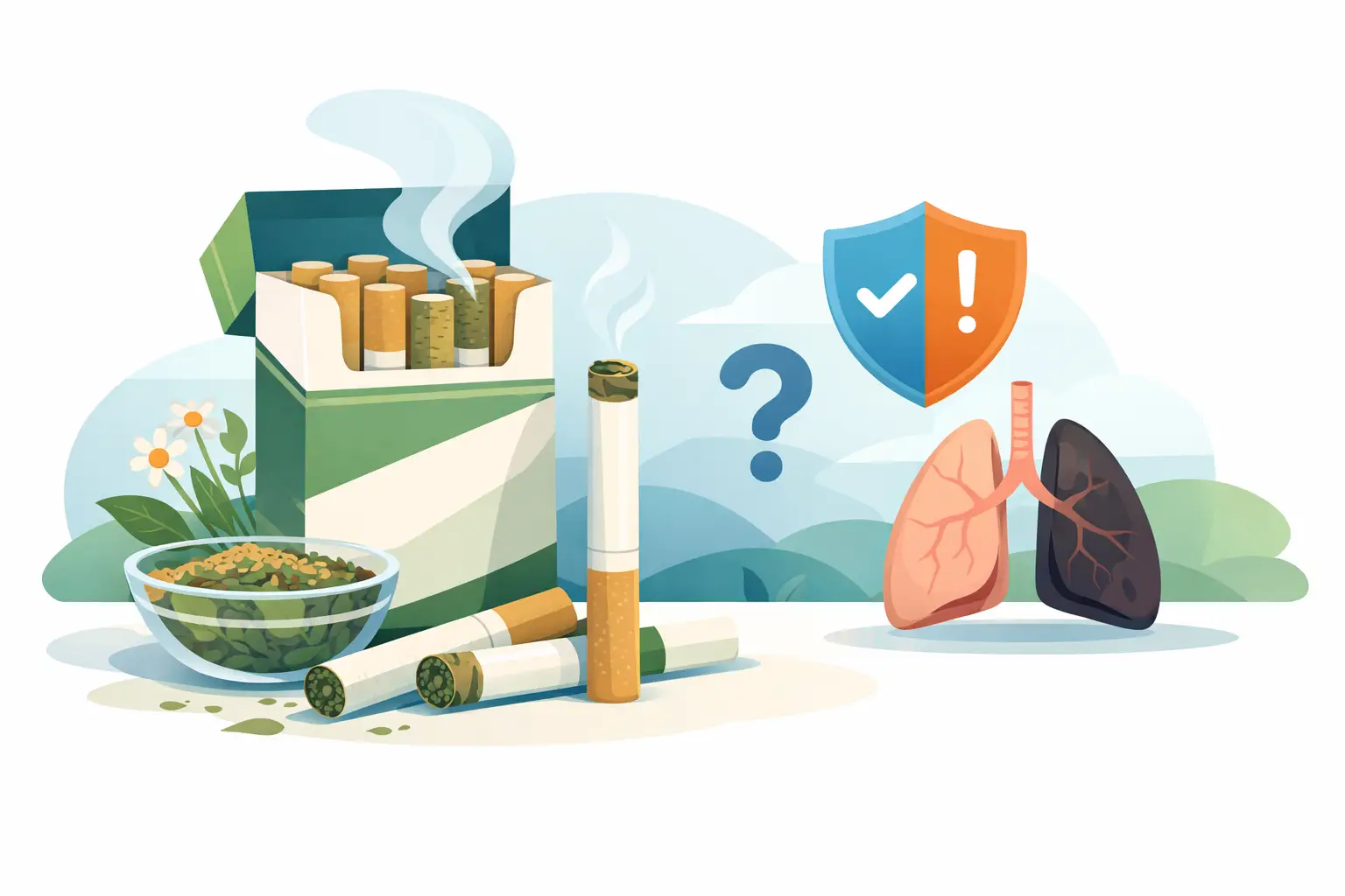 Are Tobacco-Free Herbal Cigarettes Safe to Smoke?