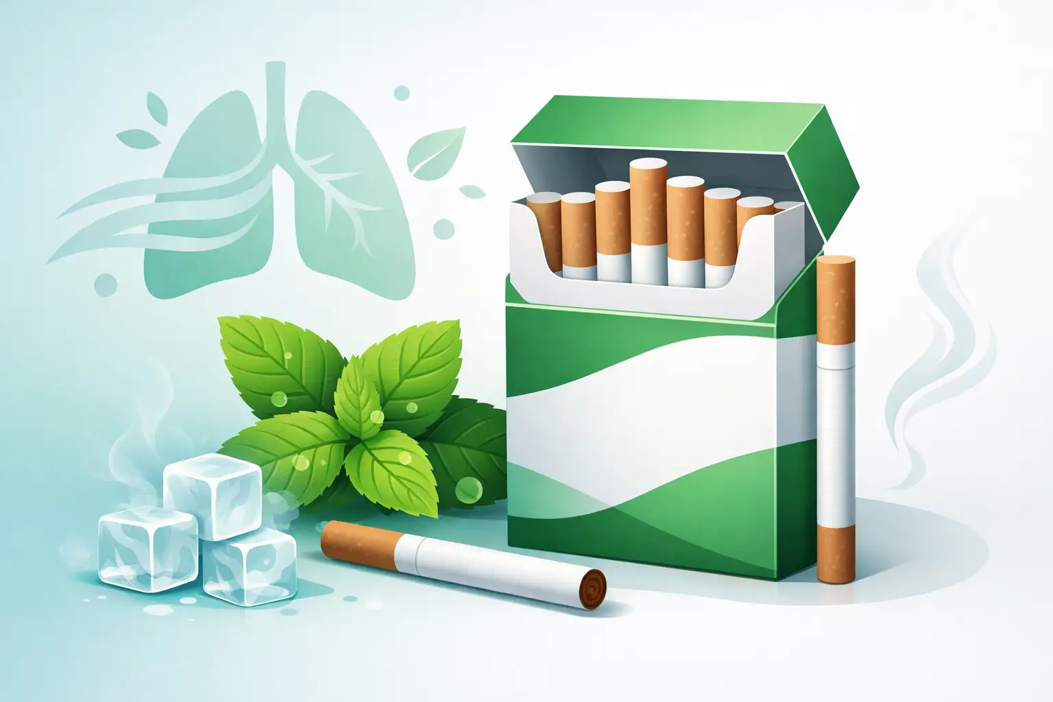 Menthol Nicotine Free Cigarettes for Cravings