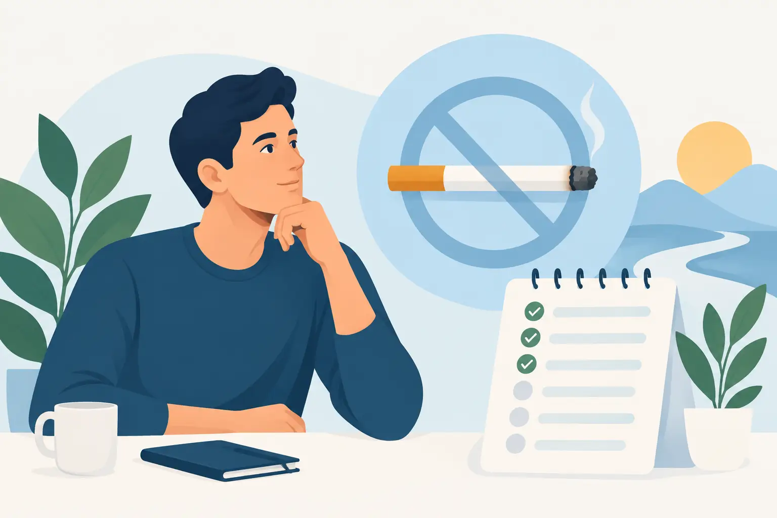 Cigarette Cue Tracking Guide for Breaking Habits